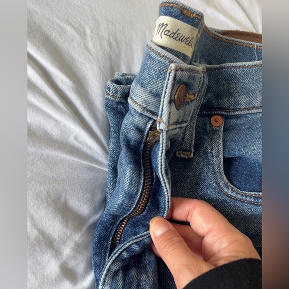 Madewell Women’s Roadtripper Slim Boyjean SIZE 30 PETITE Aylesbury Blue Wash - Picture 10 of 15